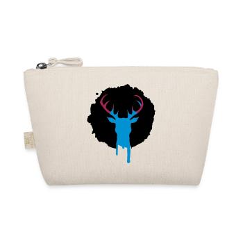 Deer patch graffiti - Organic Pouch - nature - Front