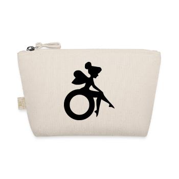 Image of fairy in a wheelchair # - Organic Pouch - nature - Front