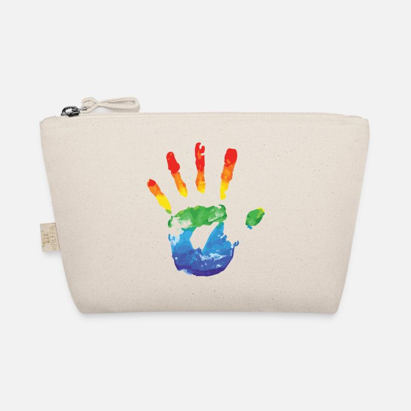 Regenbogen - Bio-Täschchen - Natur
