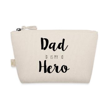 Dad is my Hero - Bio-Täschchen - Natur - Vorne
