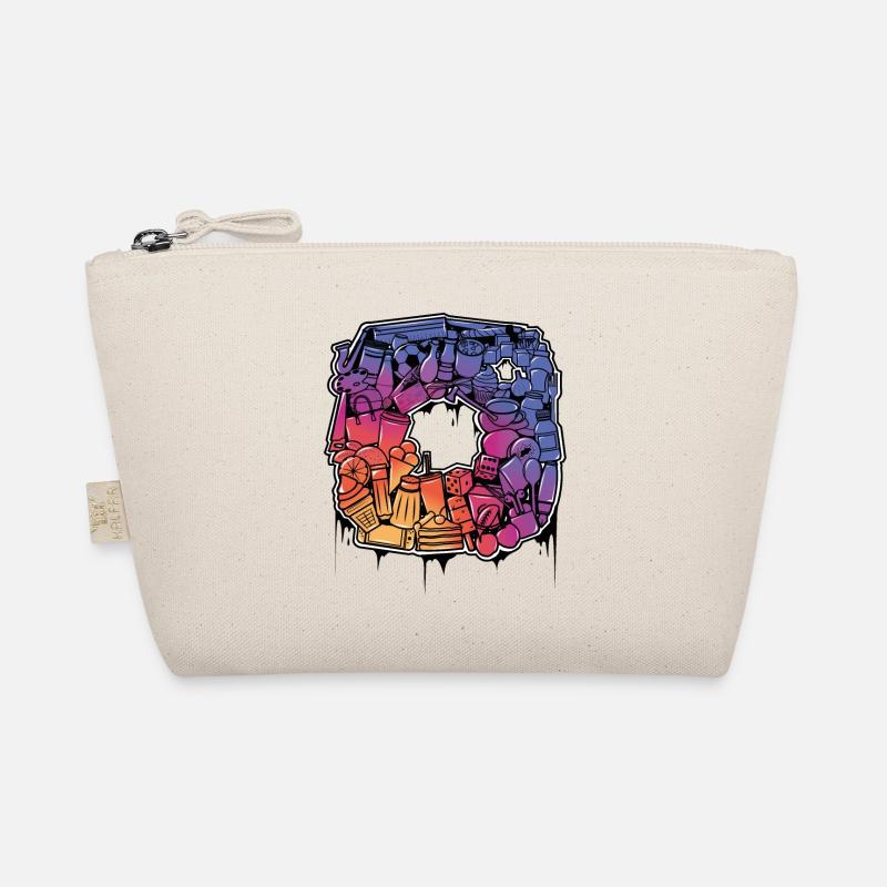 Instagram doodle logo Bio-Täschchen