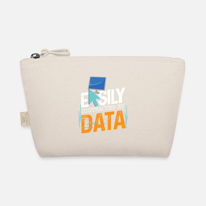 Easily distracted by data for data analysts Organic Pouch