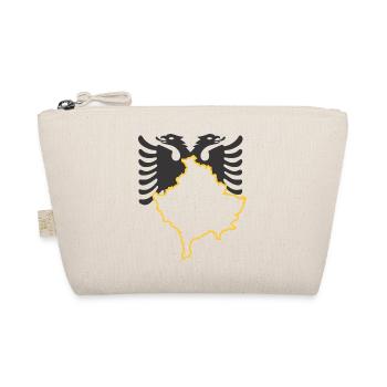 Kosovo - Albanians with gold - Organic Pouch - nature - Front