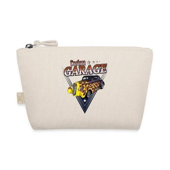 custom garage hot rod vintage American car - Organic Pouch - nature - Front