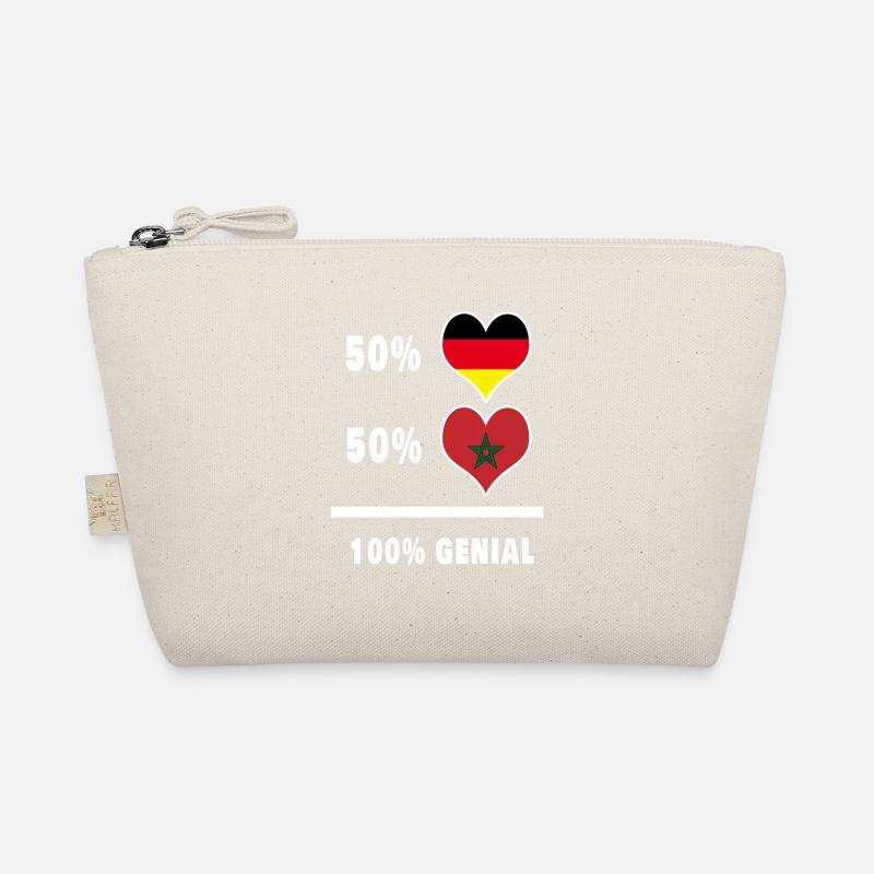 Deutschland und Marokko Genial / Geschenk Bio-Täschchen