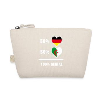 Germany and Algeria Awesome / Gift - Organic Pouch - nature - Front
