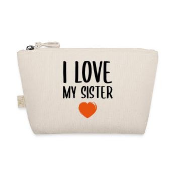 I love my sister - Bio-Täschchen - Natur - Vorne