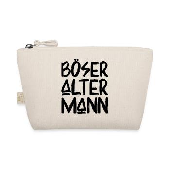 Böser alter Mann - Bio-Täschchen - Natur - Vorne
