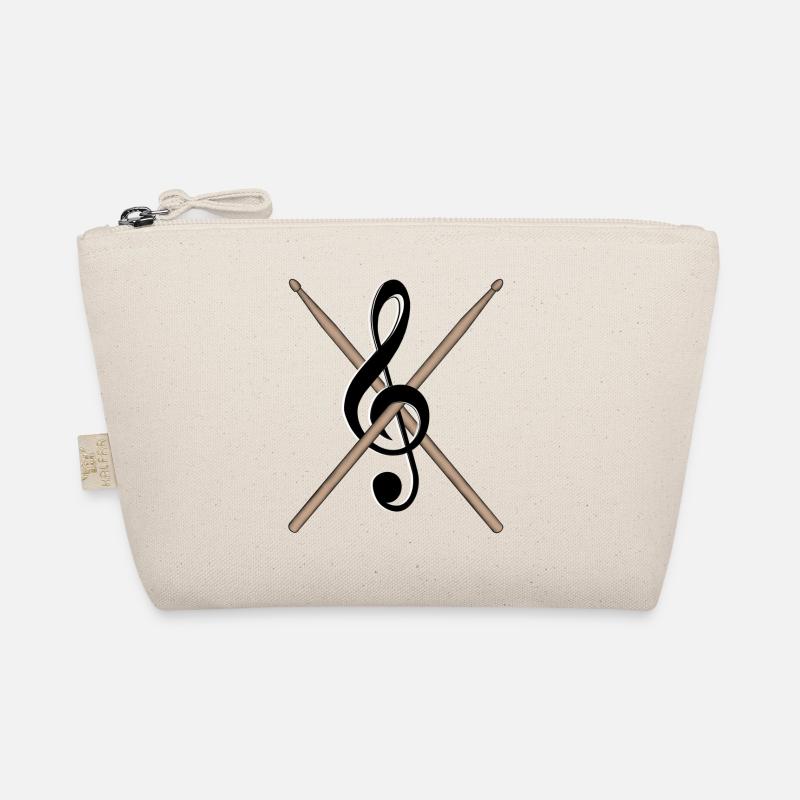 Drumsticks clef Organic Pouch