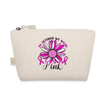 In October We Wear Pink - Organic Pouch - nature - Front