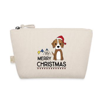Noël drôle avec un chien pour des amis - Trousse biologique - nature - Devant