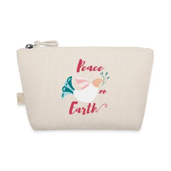Christmas dove saying - Organic Pouch - nature - Front