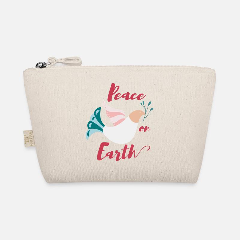 Christmas dove saying Organic Pouch