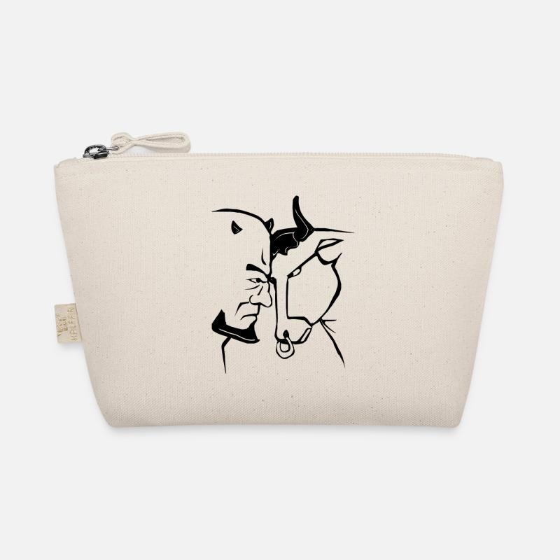 Bull and devil - Organic Pouch - nature