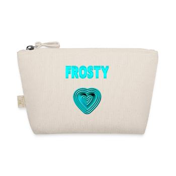 FROSTY HERZ - in love - Bio-Täschchen - Natur - Vorne
