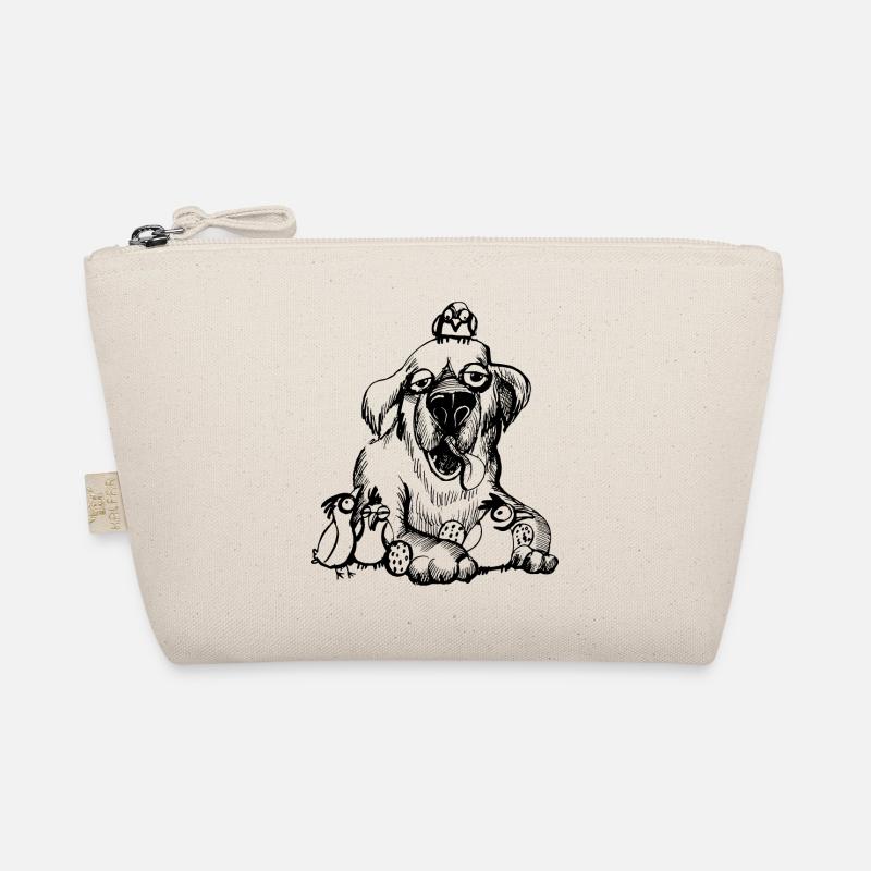 Labrador mit Küken Bio-Täschchen