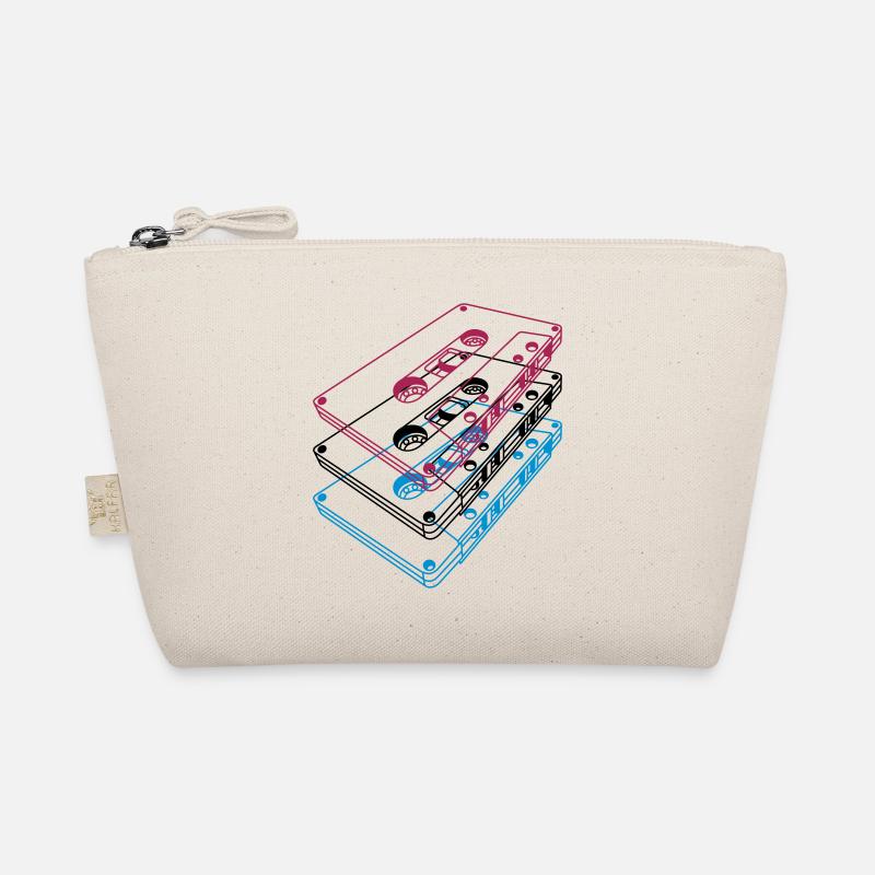 Cassette 3D – Mixtape rétro Perspective vintage Trousse biologique
