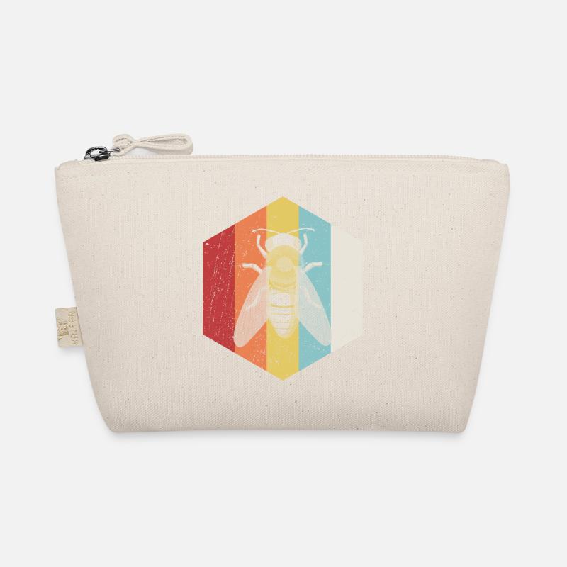 Bee Honey Bee BeeKeeper Retro Organic Pouch