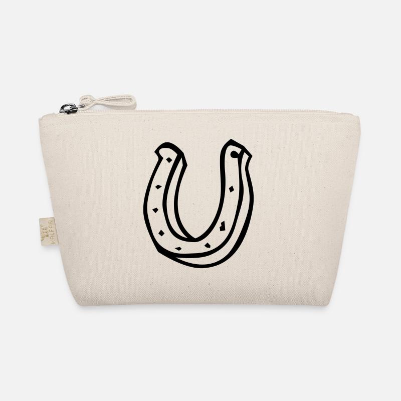 Horseshoe Horseshoe fer à cheval porte-bonheur Trousse biologique