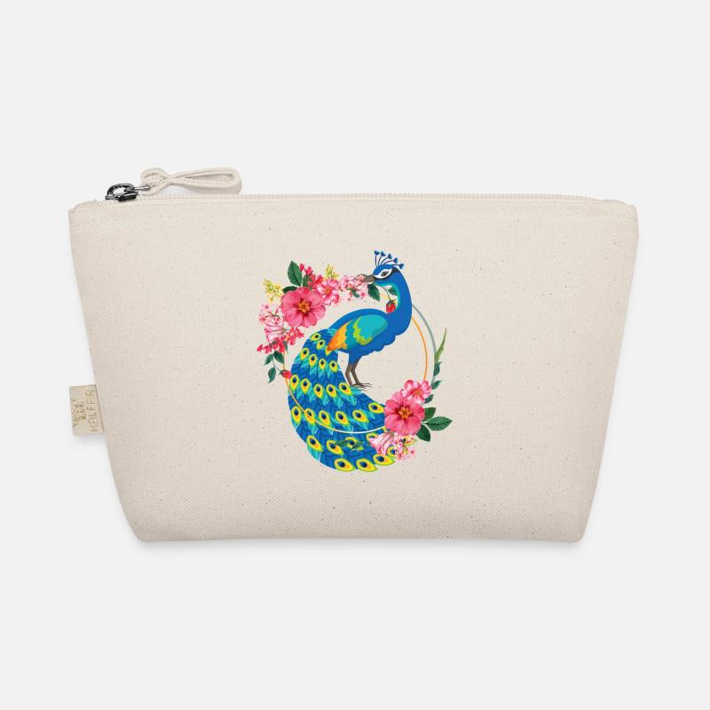 Paon oiseau animal fleur fleurs fleurs couronne de fleurs Trousse biologique