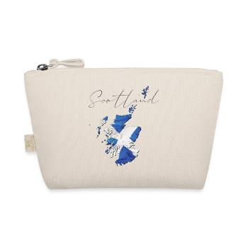 Scotland Flag in Scotland Map EN - Organic Pouch - nature - Front