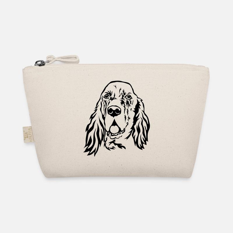 Tête de setter anglais - Trousse biologique - nature