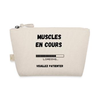 Homme Tee Shirt Humour Musculation Cadeau Sport - - Trousse biologique - nature - Devant