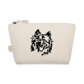 Wolfsspitz Kopf - Bio-Täschchen - Natur - Vorne