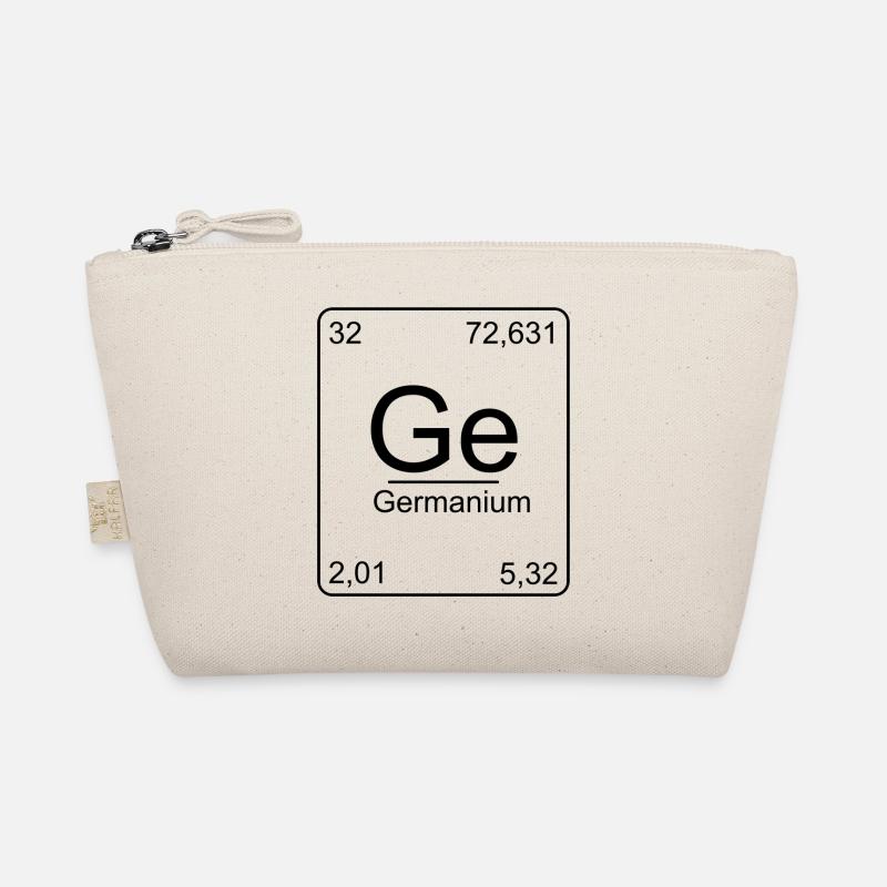 Germanium, Periodic Table, Chemistry, Physics, Element Organic Pouch