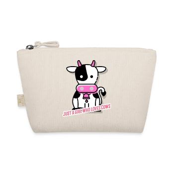 Just a girl who loves cows - Organic Pouch - nature - Front