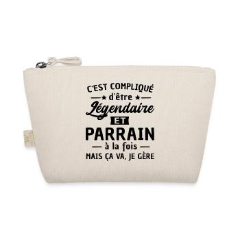 humour parrain / légendaire et parrain à la fois - Trousse biologique - nature - Devant