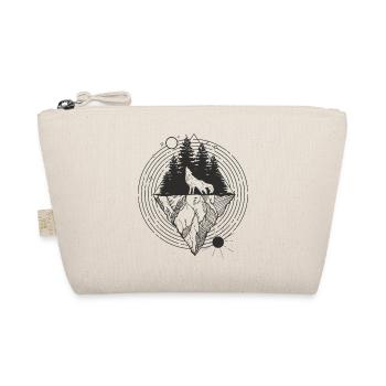 Entdecken Natur Tiere Series Wolf YIN YANG 01 - Bio-Täschchen - Natur - Vorne