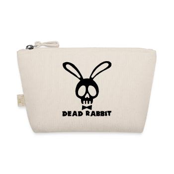 Black skull rabbit - Organic Pouch - nature - Front
