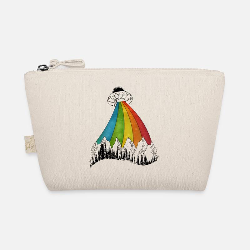 ufo regenbogen strahl Bio-Täschchen