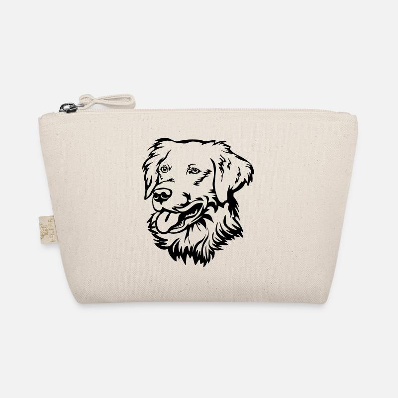 Golden Retriever Head Organic Pouch