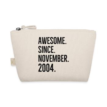 Awesome Since November 2004 - Organic Pouch - nature - Front