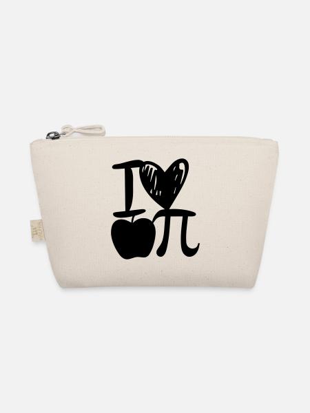 I LOVE APPLE PI - Organic Pouch - nature - Front