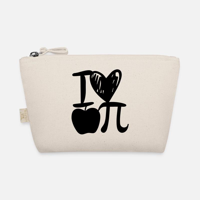 I LOVE APPLE PI - Organic Pouch - nature