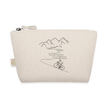 Rennrad mit Berg, Alpenpass, bergauf, Serpentinen - Bio-Täschchen - Natur - Vorne