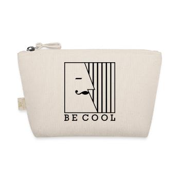 BE COOL - Vintage Mustache Face 1 - Trousse biologique - nature - Devant