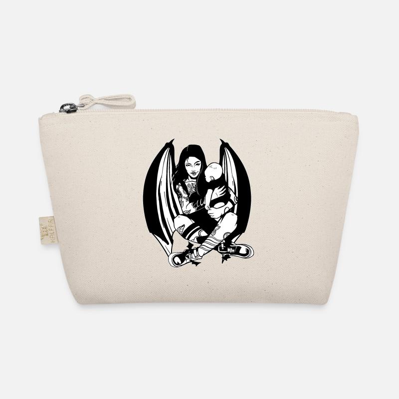 GOTH MOM GOTHIC MAMA SANTAN EXPECTANT MOTHER Organic Pouch