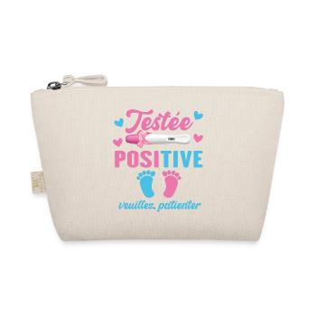 Testée Positive Veuillez Patienter Grossesse - Trousse biologique - nature - Devant