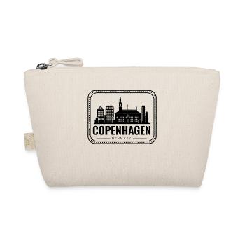 Copenhague Danemark Skyline Vintage Design - Trousse biologique - nature - Devant