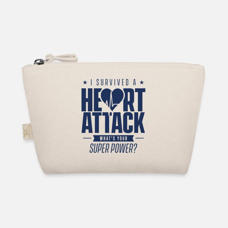 I survived a heart attack Organic Pouch