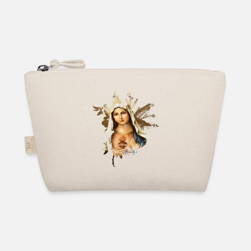 Heilige Maria-Madonna - Bio-Täschchen - Natur