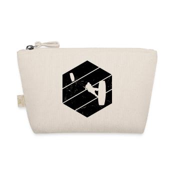 Kitesurfen Kitesurfer Kiten Kite Surf Herren Junge - Bio-Täschchen - Natur - Vorne