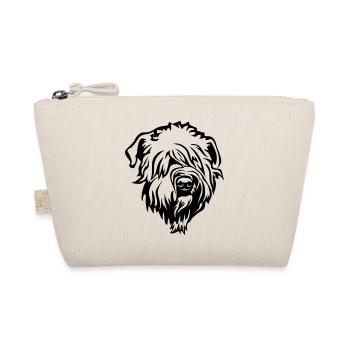 Tête de Terrier wheaten - Trousse biologique - nature - Devant