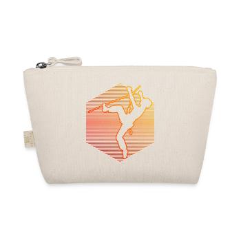 Damen Climber Klettern Herren Bouldern Kletterer - Bio-Täschchen - Natur - Vorne
