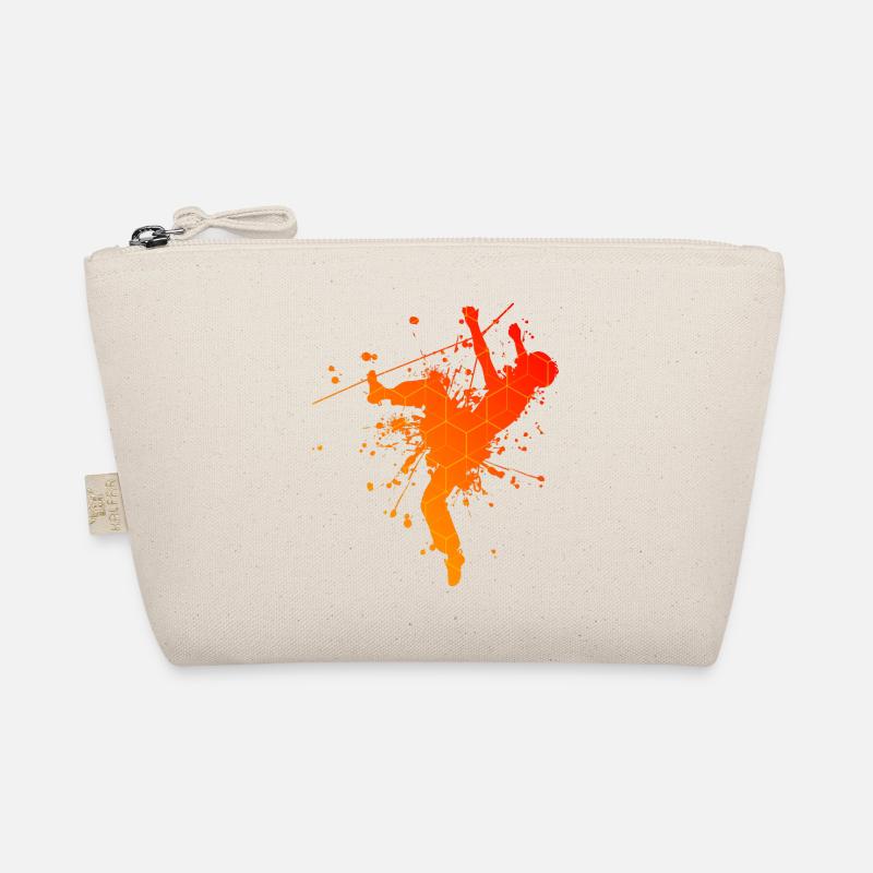 Boulder Herren Klettern Kletterer Bouldern - Bio-Täschchen - Natur
