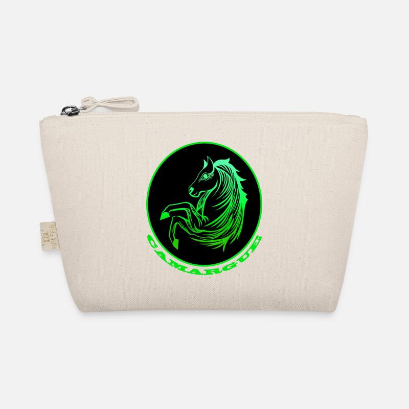 Cheval de Camargue vert fluo - Trousse biologique - nature